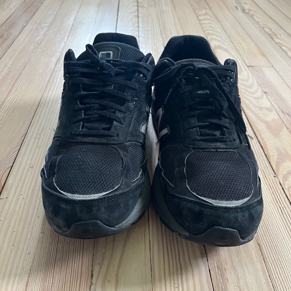 New Balance 990v5 USA Made Mens 16 extra wide Black Silver Running Shoes M990BK5 - Picture 4 of 9